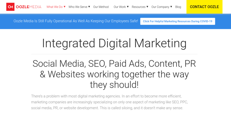 What page of #3 Best Salt Lake Web Design Firm: Oozle Media