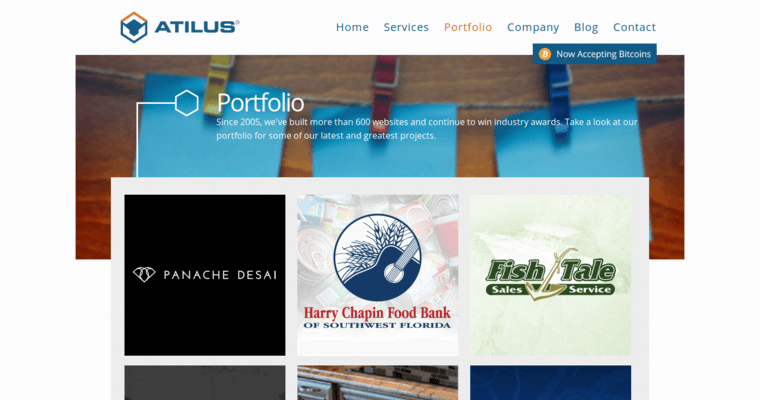 Folio page of #19 Top SEO Firm: Atilus