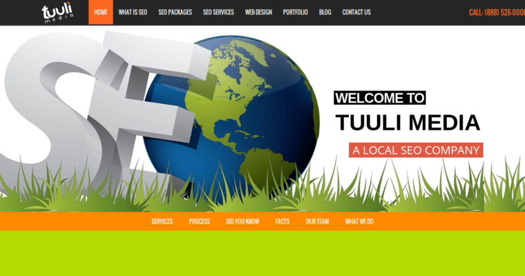 Home page of #6 Leading SEO Agency: Tuuli Media