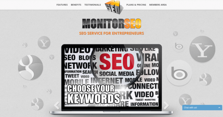 Home page of #21 Leading SEO Company: monitorSEO