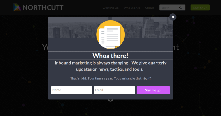 Home page of #12 Best Online Marketing Firm: Northcutt