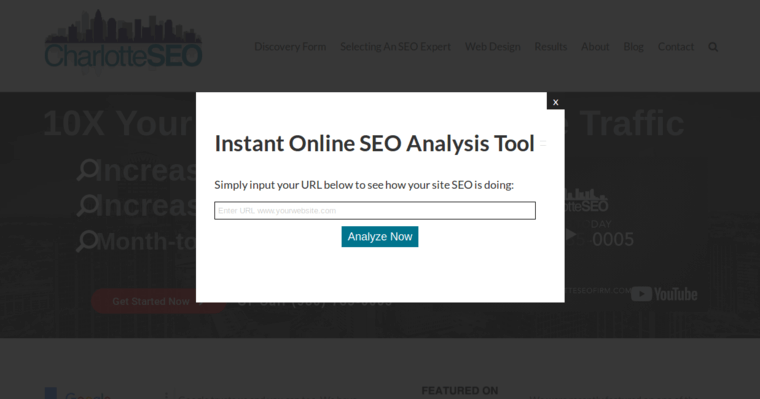 Home page of #4 Top Charlotte SEO Company: Charlotte SEO