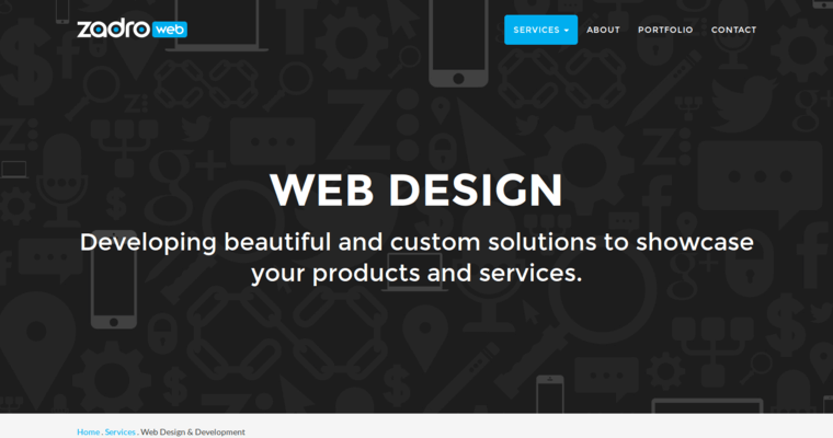 Development page of #3 Best Chicago SEO Company: Zadro Web