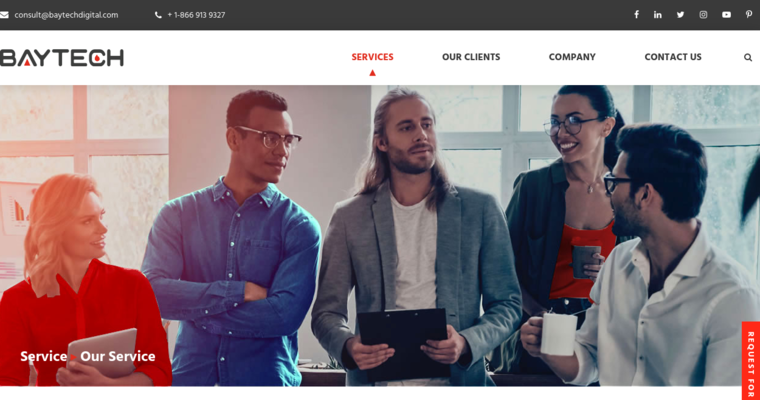 Service page of #9 Top Corporate SEO Business: Baytech Digital