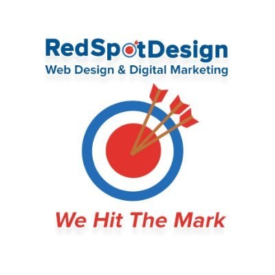 Top Corporate SEO Business Logo: Red Spot