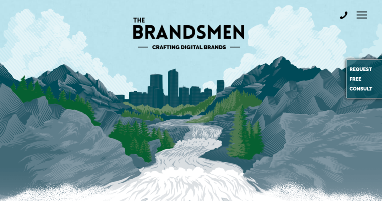 Home page of #10 Best Corporate SEO Business: The Brandsmen