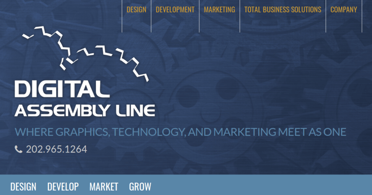 Home page of #7 Top SEO Firm: Digital Assembly Line