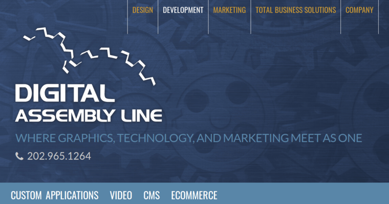 Development page of #7 Best SEO Business: Digital Assembly Line