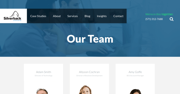 Team page of #3 Best SEO Agency: Silverback Strategies