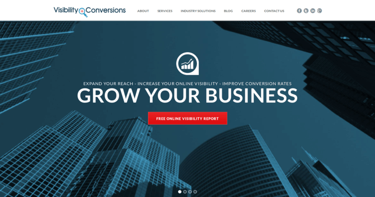 Home page of #10 Leading Enterprise Online Marketing Firm: Visibility and Conversions
