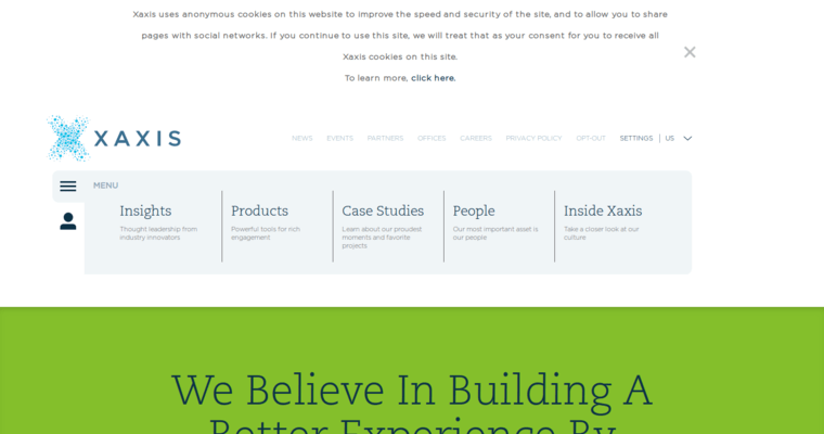 Home page of #8 Leading Global SEO Firm: Xaxis