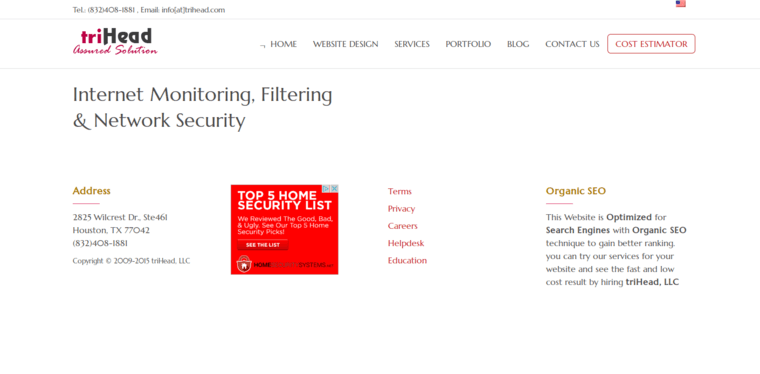 Work page of #4 Best Houston SEO Company: triHead