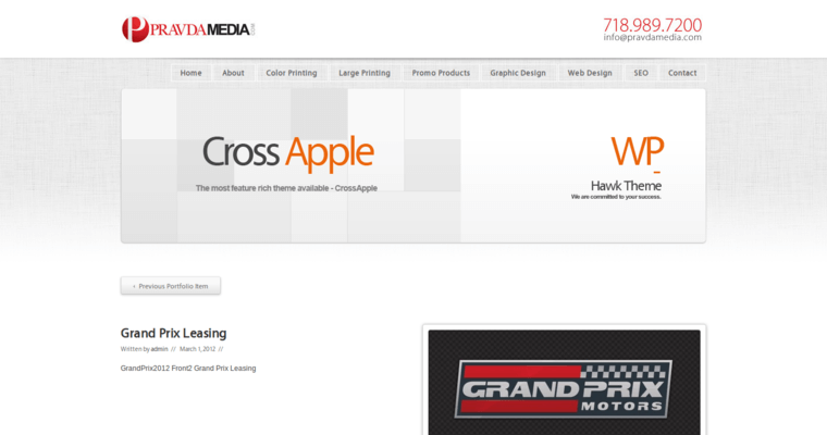 Folio page of #9 Best Local Online Marketing Company: Pravda Media