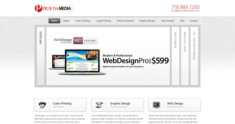 Home page of #9 Leading Local SEO Agency: Pravda Media