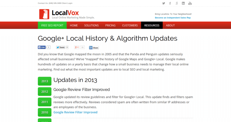 Story page of #12 Top Local SEO Firm: Vivial
