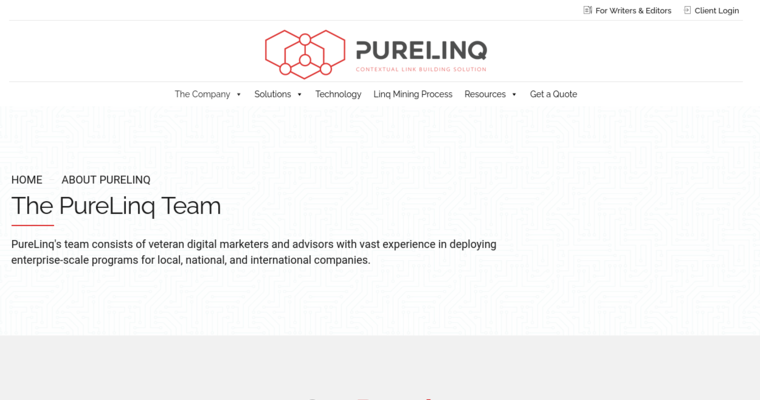 Work page of #8 Top Local Online Marketing Business: PureLinq