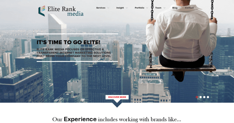 Home page of #5 Top Medical SEO Firm: Elite Rank Media