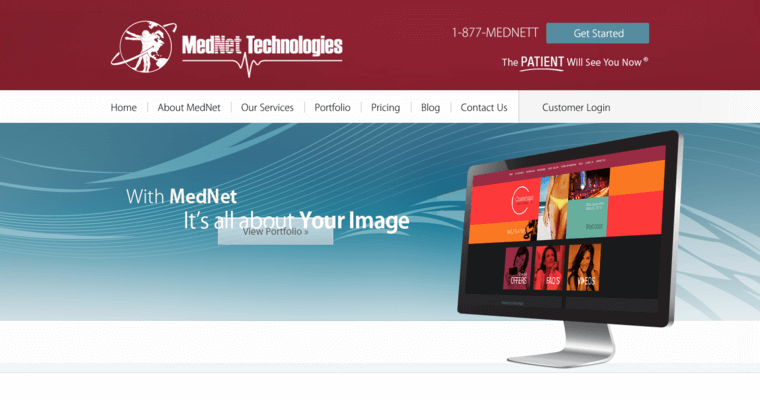 Home page of #4 Leading Medical SEO Firm: MedNet Technologies