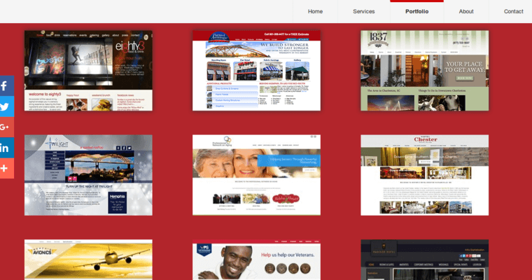 Folio page of #9 Best Memphis SEO Firm: Vales Advertising