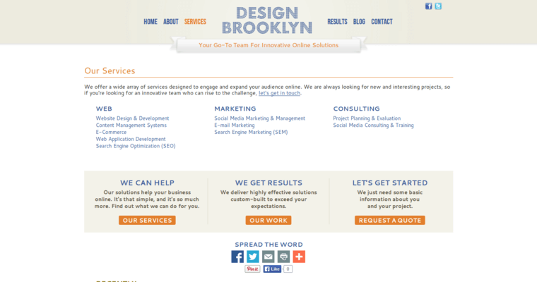 Service page of #10 Top NYC SEO Company: Design Brooklyn