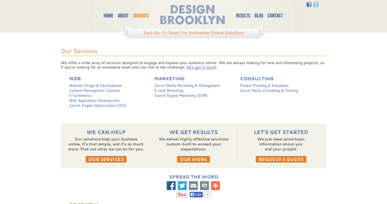 Service page of #11 Best NYC SEO Business: Design Brooklyn