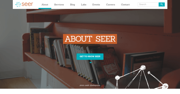 About page of #6 Top Philly SEO Firm: SEER Interactive