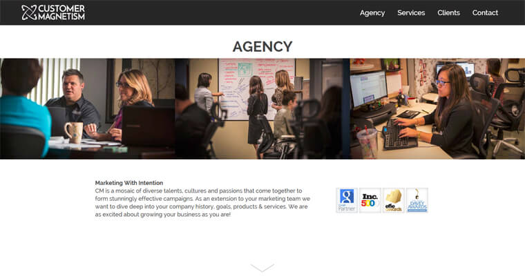 Clients page of #1 Best PR Agency: Customer Magnetism