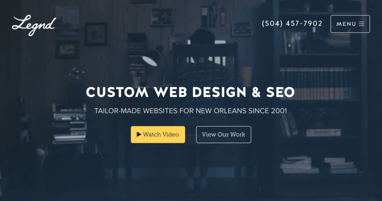 Home page of #3 Best Search Engine Optimization Business: Legnd