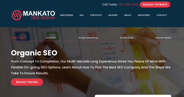 Home page of #19 Top SEO Firm: Mankato