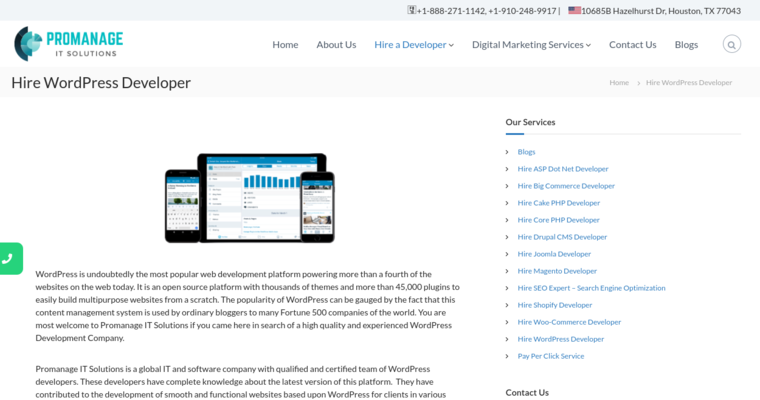 Press page of #16 Best SEO Agency: Promanage IT Solutions