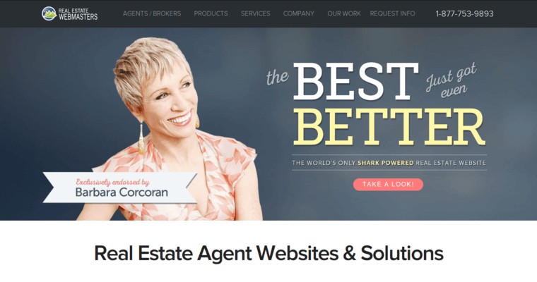 Websites page of #3 Top Real Estate SEO Agency: Real Estate Webmasters