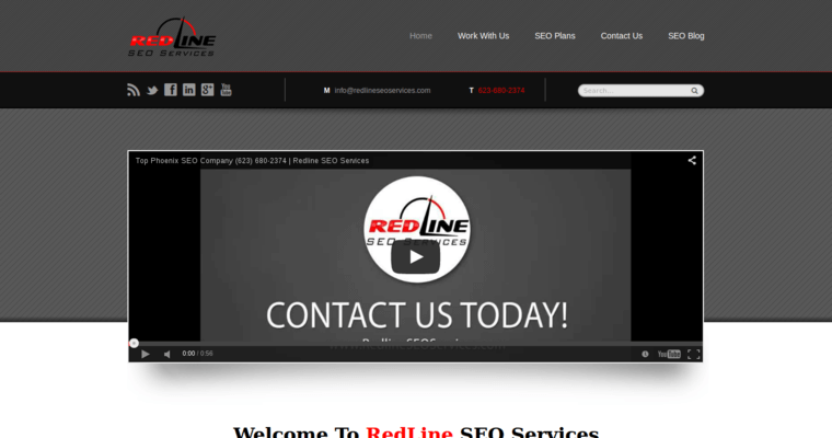 Home page of #7 Top Real Estate SEO Agency: Redline SEO Services