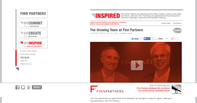 Blog page of #6 Top ORM Business: Finn Partners