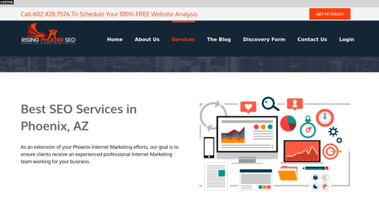 Service page of #1 Best ORM Agency: Rising Phoenix SEO