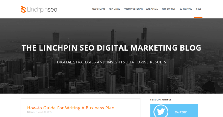 Blog page of #10 Top Restaurant SEO Company: Linchpin SEO