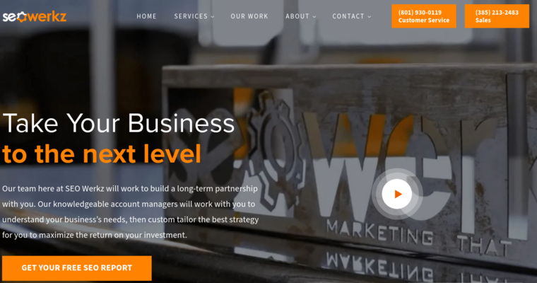 Home page of #2 Best Salt Lake City Web Development Business: SEO Werkz