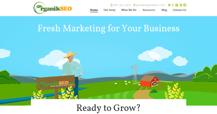 Home page of #9 Top San Diego SEO Firm: Organik SEO