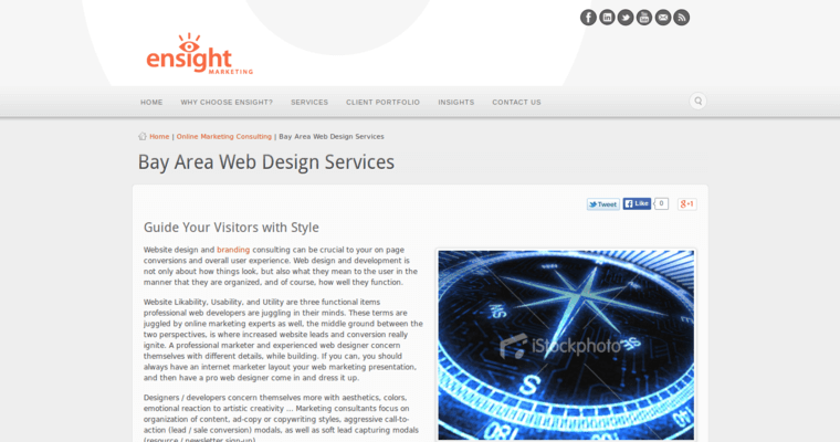 Development page of #5 Best SF SEO Agency: Ensight Marketing