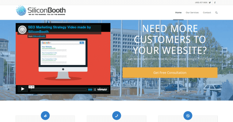 Home page of #8 Best San Francisco SEO Agency: SiliconBooth
