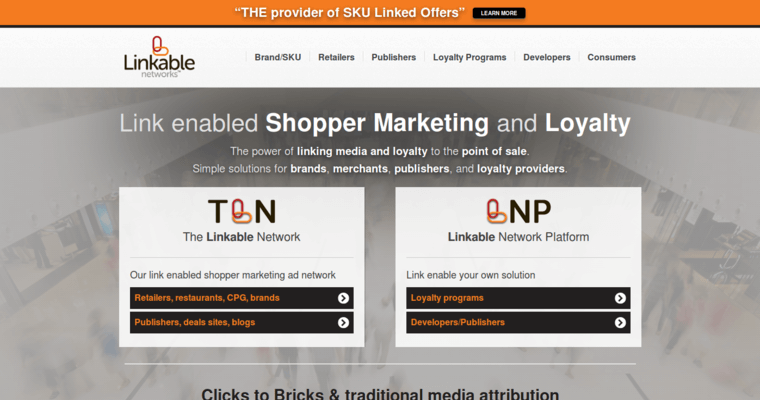 Home page of #10 Top SMM Firm: Linkable Media