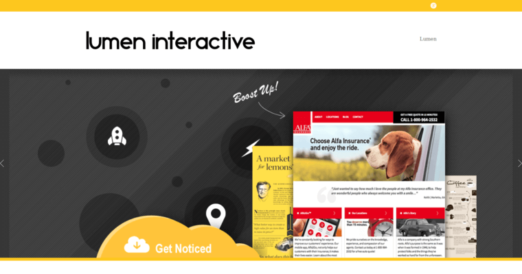 Home Page of Top Web Design Firms in Alabama: Lumen Interactive