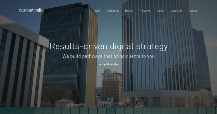 Home Page of Top Web Design Firms in Arizona: Nuanced Media