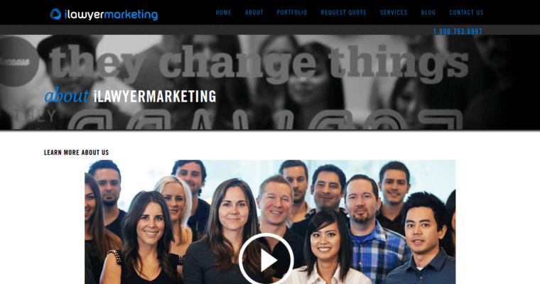 About Page of Top Web Design Firms in California: iLawyer Marketing