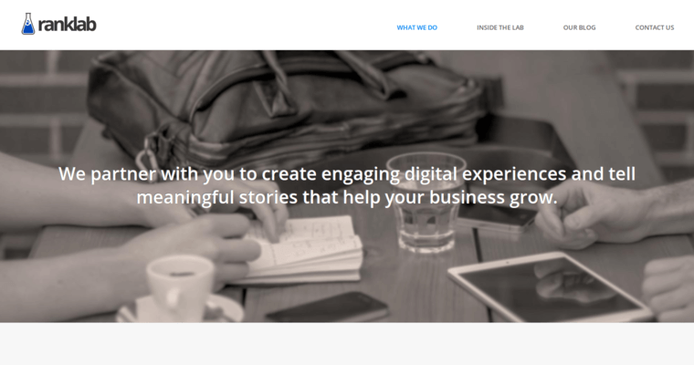 Service Page of Top Web Design Firms in California: RankLab