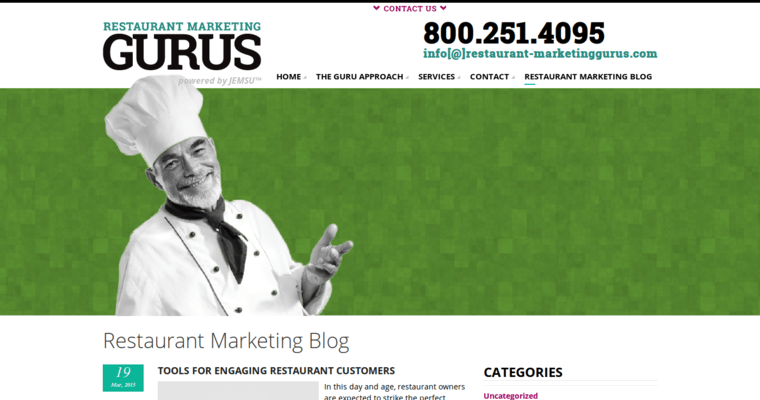 Blog Page of Top Web Design Firms in Colorado: Restaurant Marketing Gurus