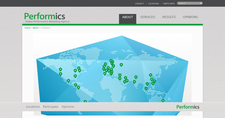 Locations Page of Top Web Design Firms in Illinois: Performics