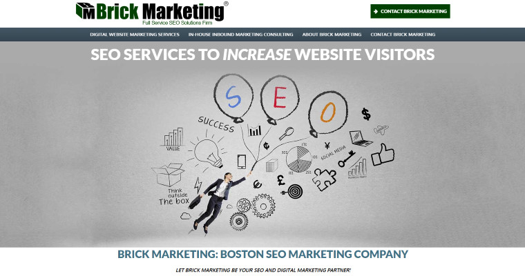 Home Page of Top Web Design Firms in Massachusetts: Brick Marketing