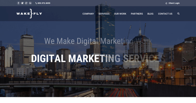 Home Page of Top Web Design Firms in Massachusetts: Wakefly