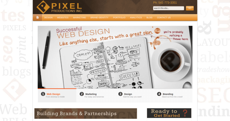 Home Page of Top Web Design Firms in Oregon: Pixel Productions